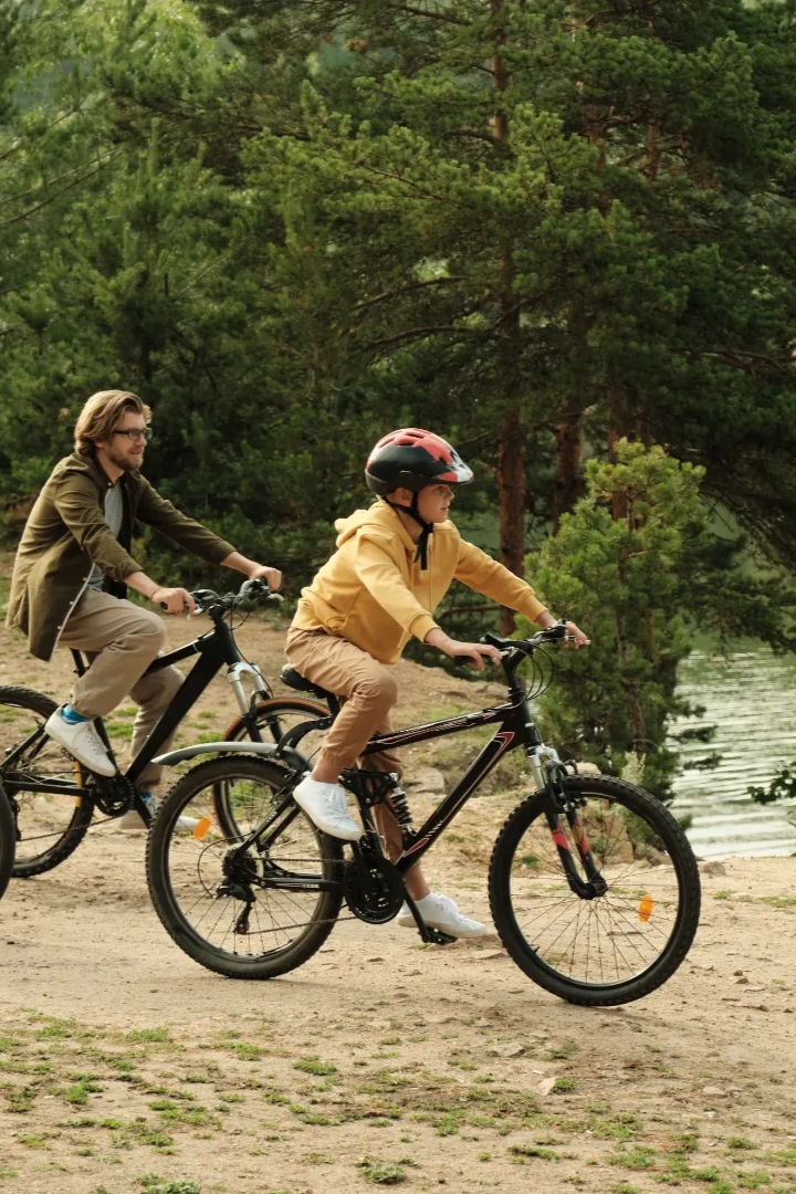 семья на великах