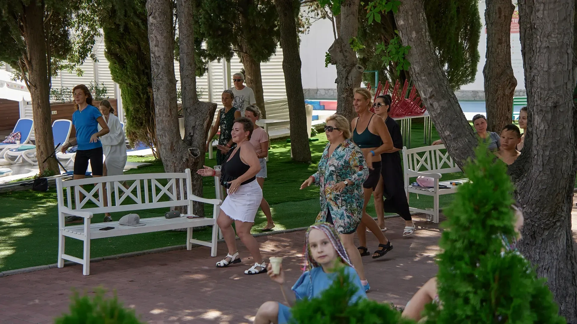 зумба анимации отеля