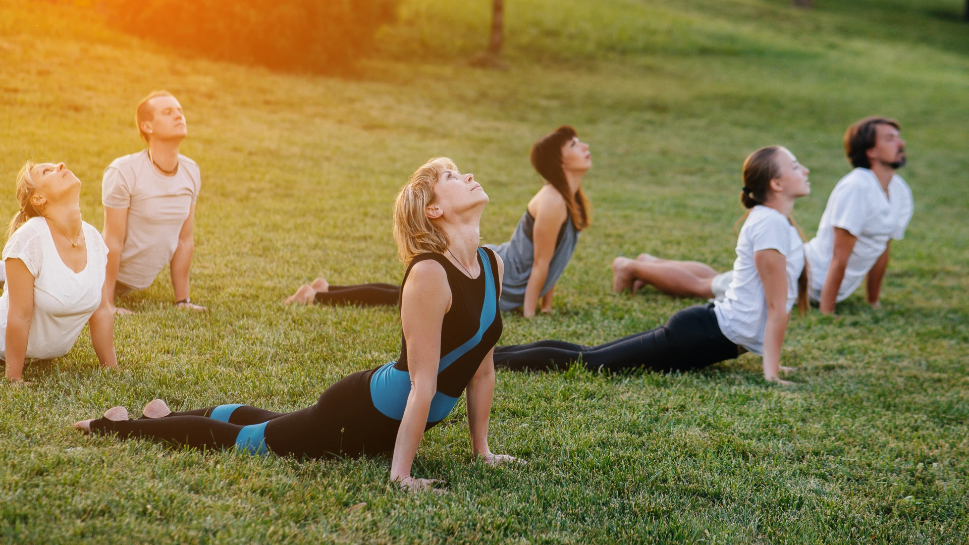 гимнастика на природе