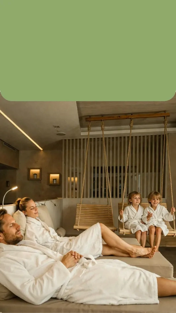 семья на отдыхе