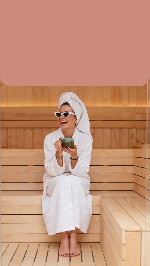 девушка в спа