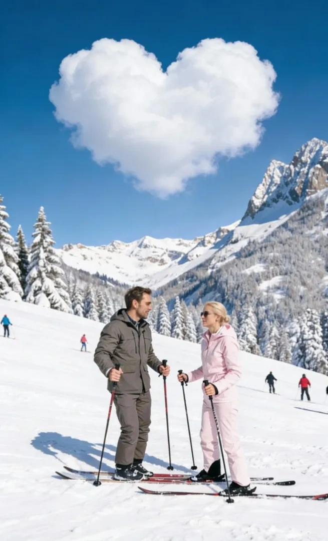 пара на склоне