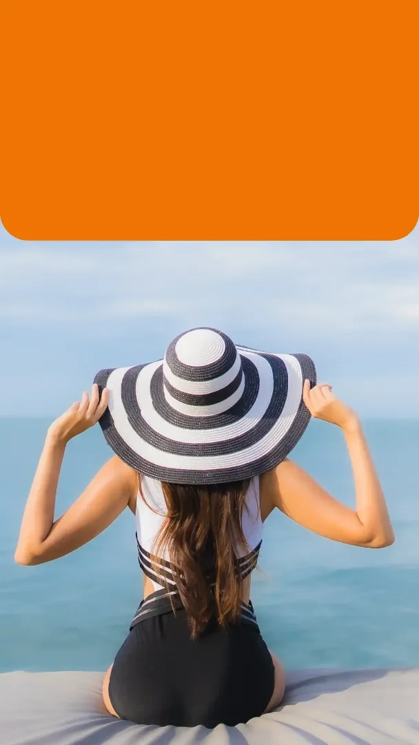 девушка на пляже