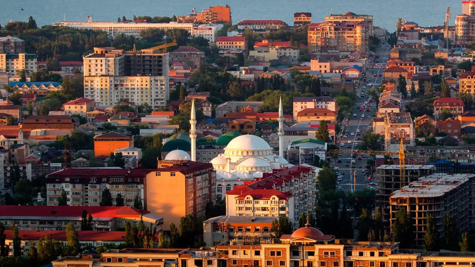 вид на город