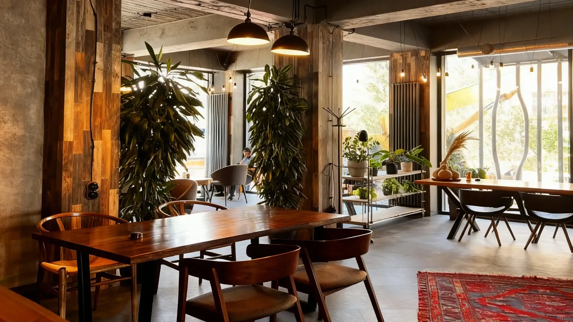 интерьер кафе