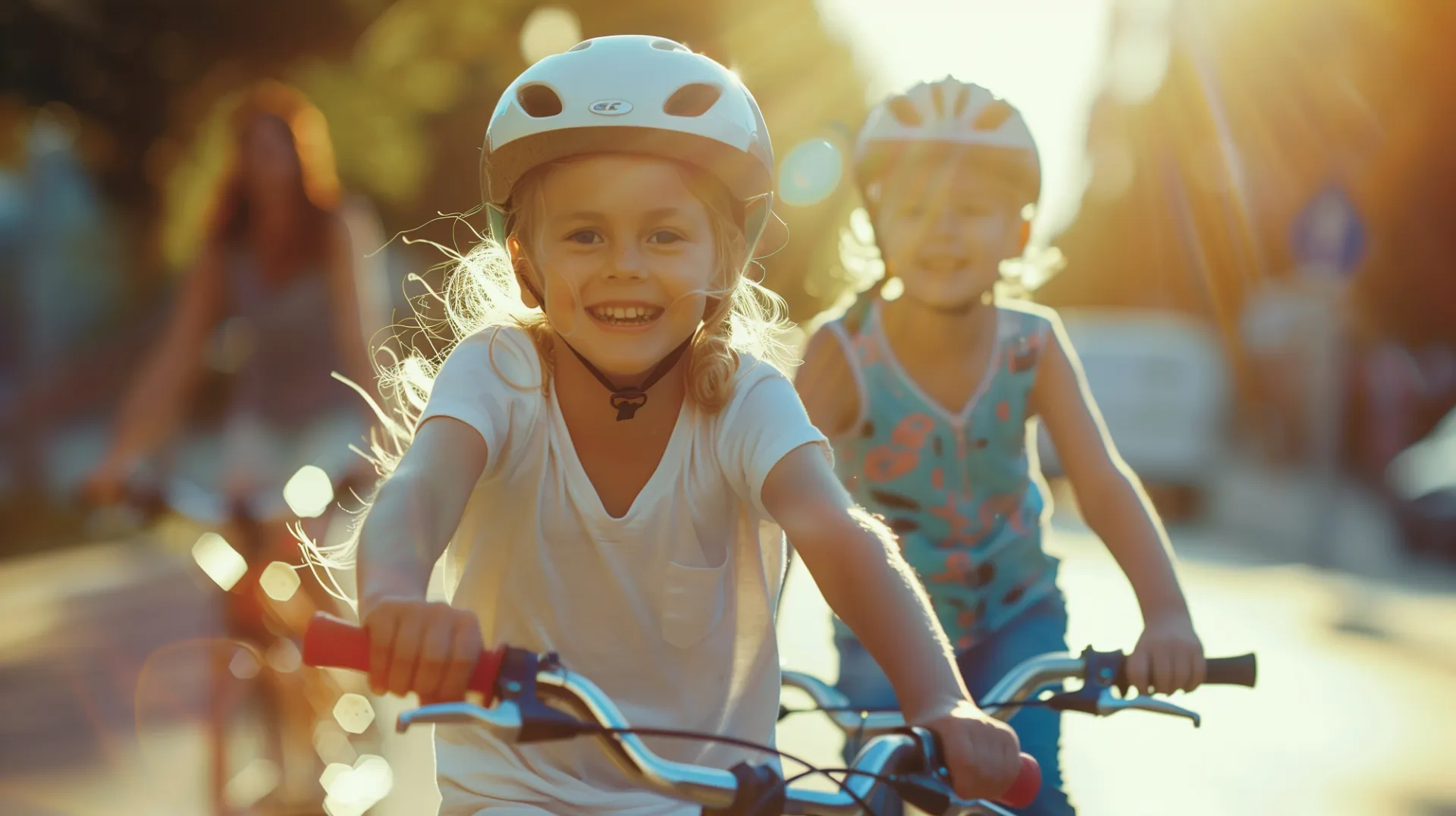 дети на велосипедах